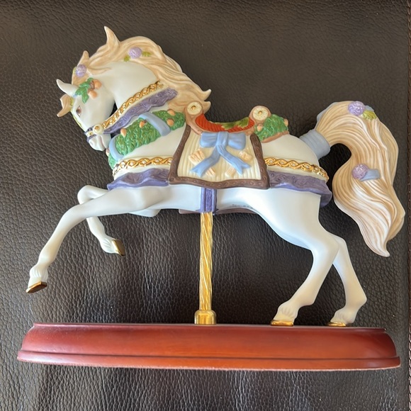 Vtg Lenox Year 2000 Carousel Horse Hand Painted Porcelain Collectible Figurine - Picture 12 of 13